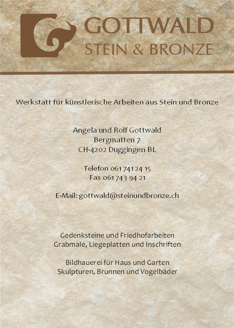 Werkstatt für künstlerische Arbeiten aus Stein und Bronze
